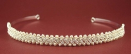 Ivoorkleurige Parel en Strass  Tiara of Haarband SALE