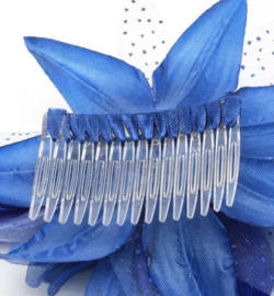 Blauwe Bloem Fascinator