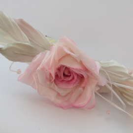 Zijde Haarclip of Corsage | & Fuchsia | Fashion Hair Accessories.nl