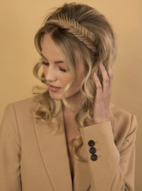 Visgraat Vlecht Haarband Spring Lush