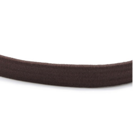 Donker Bruine Elastieken Haarband 3 stuks