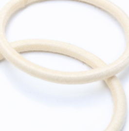 Katoenen Haar Elastiekjes Blond 6 stuks