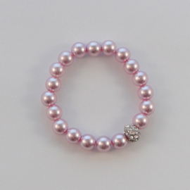 Paarse Parel Armband