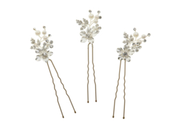 Luxe Bloemen Haarpin 3 stuks