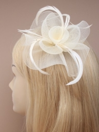 Swirl Fascinator Ivoor