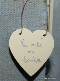 You make me twinkle
