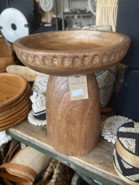 ME02. Houten decoratieve schaal