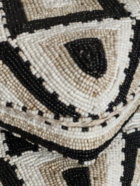 Kralen offermand   driekleur  Laag model N6