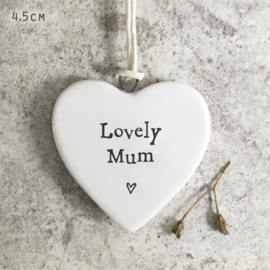 Lovely mum ( hangend hart  4,5 cm )