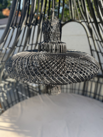 Rotan hanglamp Cylin nieuw Model zwart