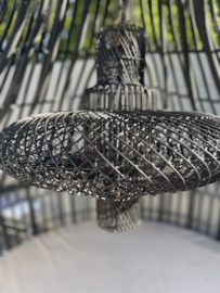 Rotan hanglamp Cylin nieuw Model zwart