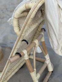 Inklapbare Strandstoel rotan | beachchair