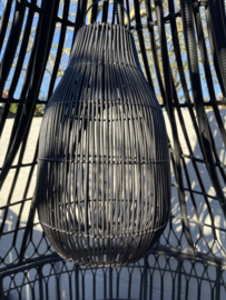 Zwarte pendant 22 cm ø