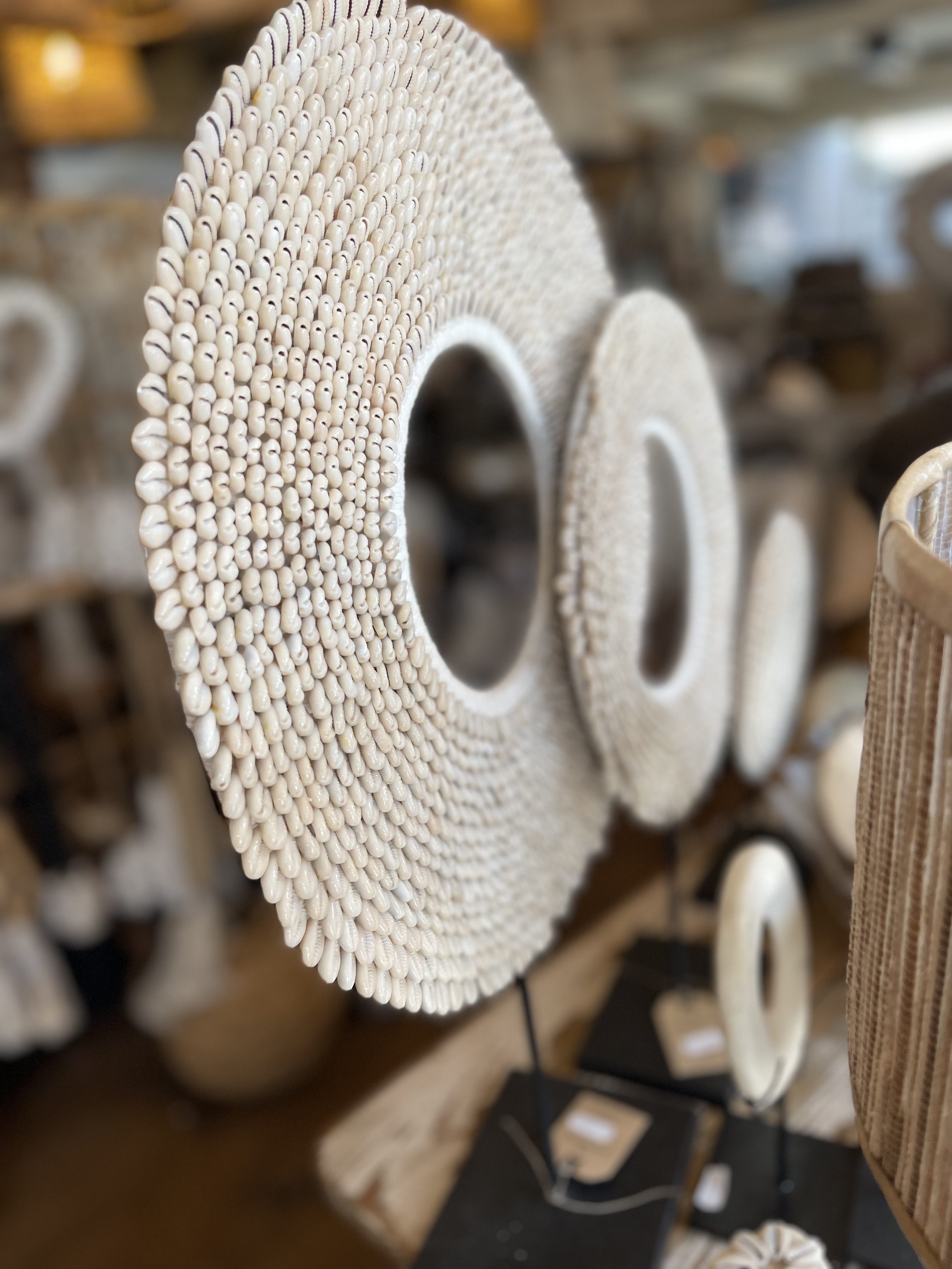 Cowrie schelpen ornament