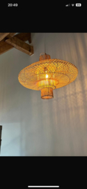 Rotan hanglamp Cylin nieuw Model