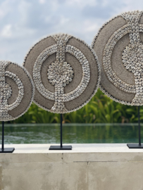 Kralen schelpen ornament  SIDAN Beaded Schield model 4