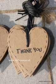 Small Gift Tags / Small Gift Labels Kraft Thank You
