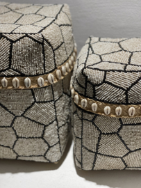 Kralen offermand   giraffen print hoog model