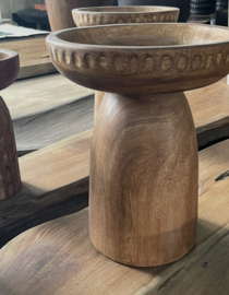 ME02. Houten decoratieve schaal