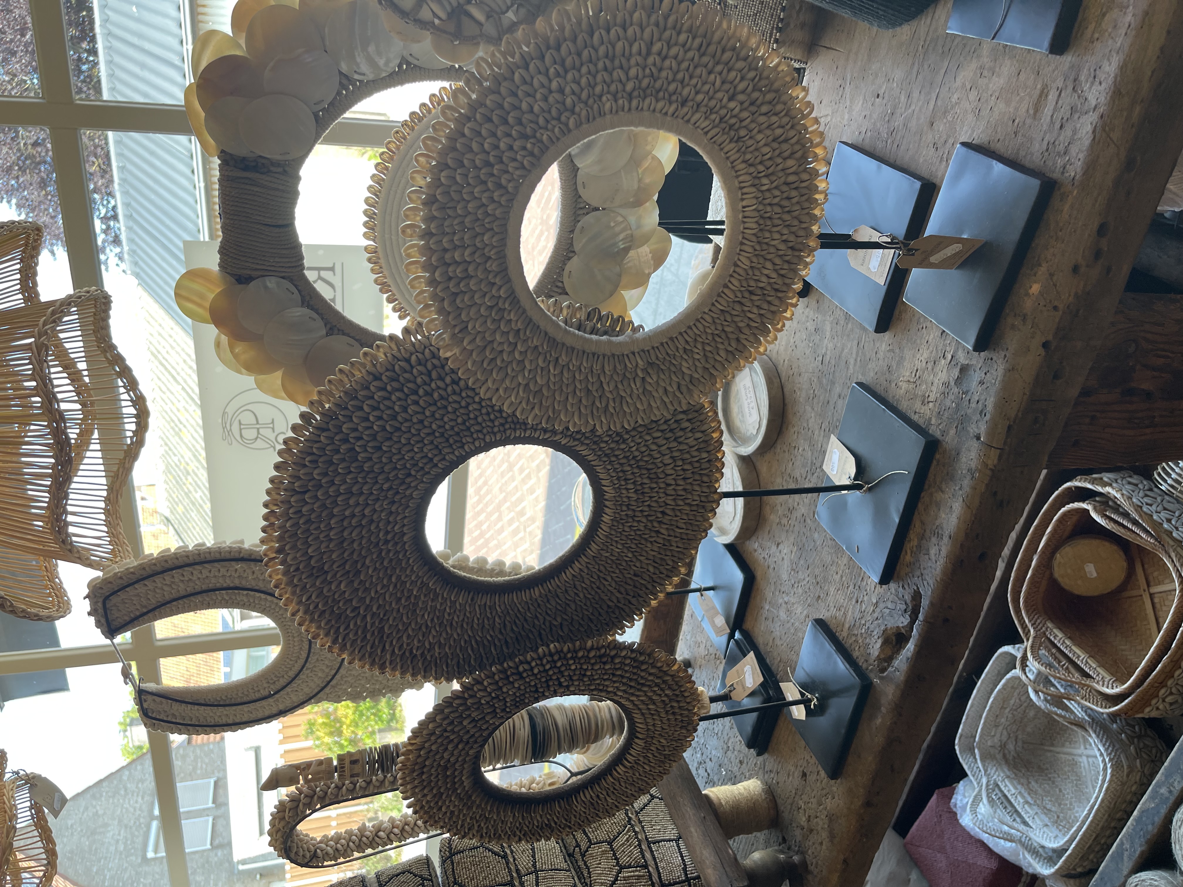 Cowrie schelpen ornament