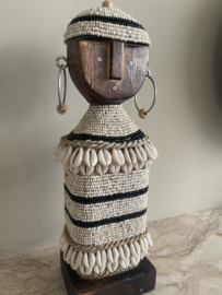 Unieke Glaskralen Namji pop gestreept