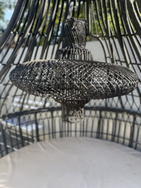 Rotan hanglamp Cylin nieuw Model zwart