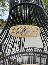 Plafondlamp rotan datar 50 cm