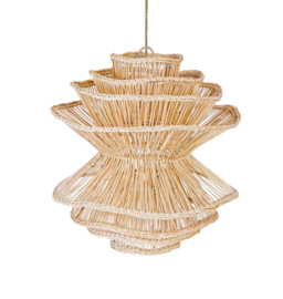 Rotan hanglamp middelgroot