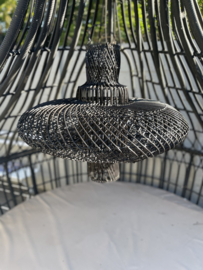 Rotan hanglamp Cylin nieuw Model zwart