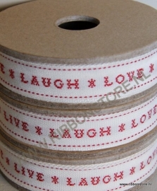 Love/live/laugh