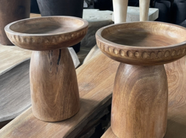 ME02. Houten decoratieve schaal