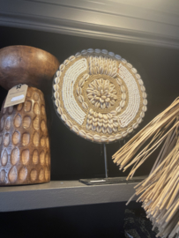 ME01 Houten decoratieve vaas/kandelaar