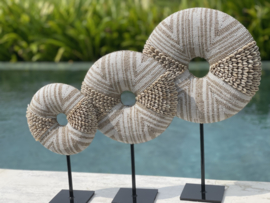 Donut kralen ornament op standaard JAYA