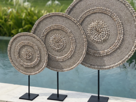 Kralen schelpen ornament KEDIRI  Beaded Schield model 7