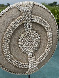 Kralen schelpen ornament  SIDAN Beaded Schield model 4