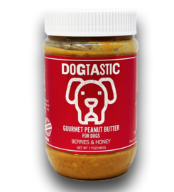 Sodapup Dogtastic Gourmet Peanut Butter For Dogs – Berries & Honey Flavor