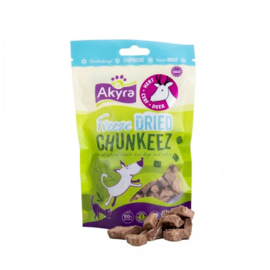 Akyra Freeze Dried Chunkeez hert 60 gram