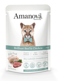 Amanova brilliant beef & chicken 85 gr
