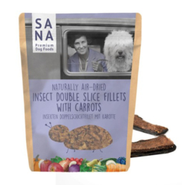 Sana dog insect double slice-filets with carrots 100gr