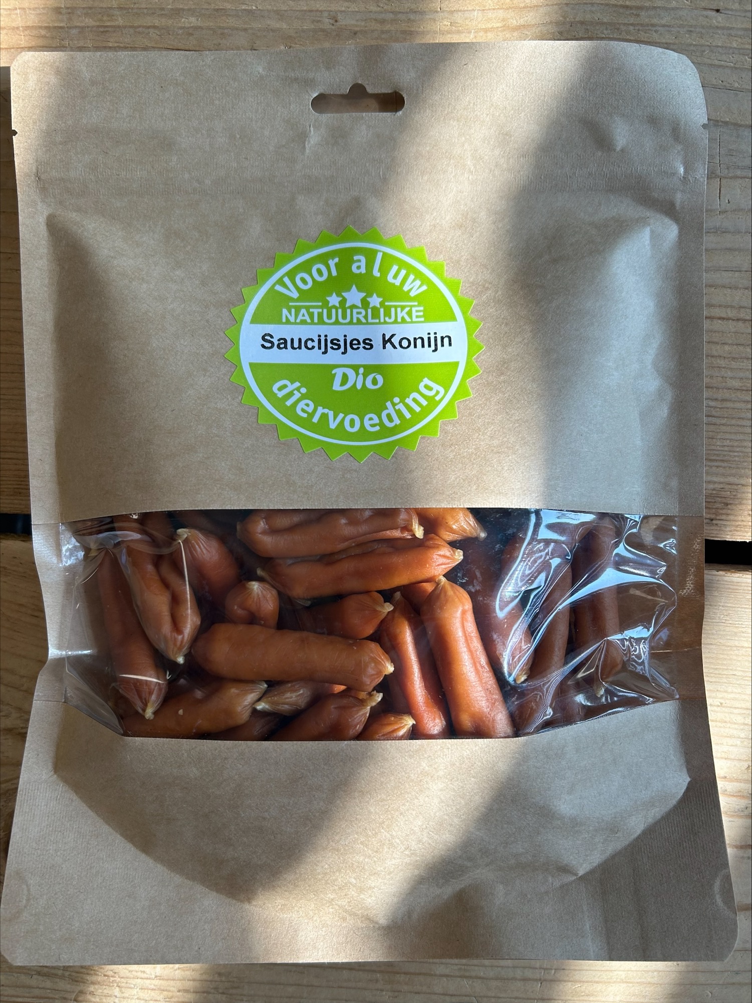 saucijsjes konijn 500 gram