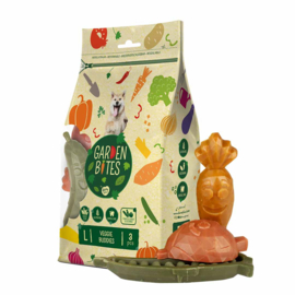 Garden Bites veggie buddies Meerkleurig L 11 cm 3 stuks