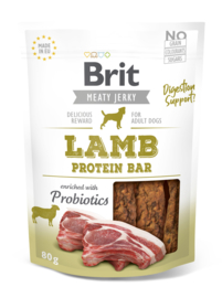 Brit Jerky Protein Bar Lamb 80 gram