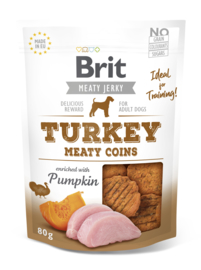 Brit Jerky Meaty Coins Turkey 80 gram