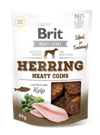 Brit Jerky Meaty Coins Herring 80 gram