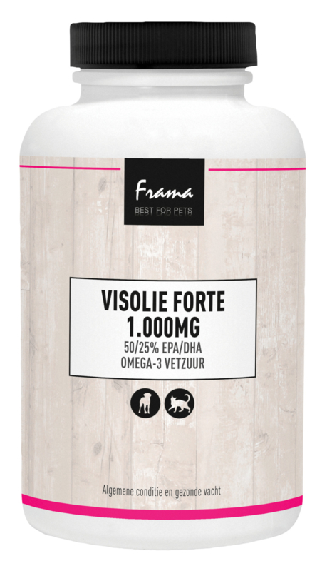 Visolie Forte 1.000mg 50/25% EPA/DHA 120caps | Frama Natures Best For Pets Webshop DIO