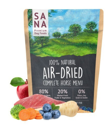 Sana dog air-dried complete horse menu 1kg