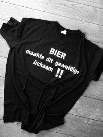 Bier maakte dit geweldige lichaam t-shirt