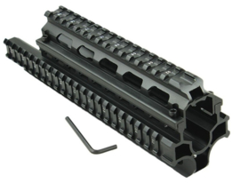 (2121) Tactical Quad Rail Handschutz für Saiga 7.62x39 / .223