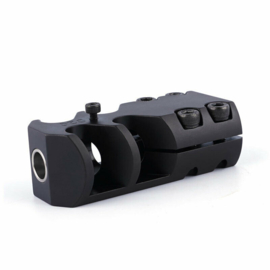 (8908)  Clamp on muzzle brake for barrel Ø 19.8-20.2mm Cal .308 /.338/ 8mm