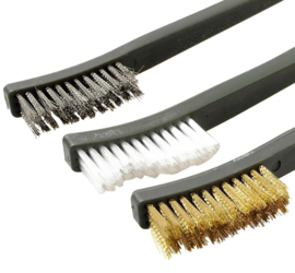 (5240) Set gun cleaning brushes double ended